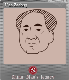 Series 1 - Card 1 of 7 - Mao Zedong