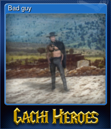 Series 1 - Card 3 of 5 - Bad guy