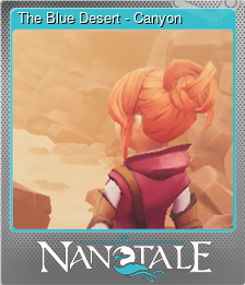 Series 1 - Card 6 of 6 - The Blue Desert - Canyon