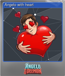 Series 1 - Card 7 of 7 - Angelo with heart