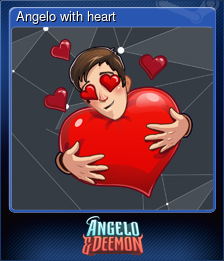 Series 1 - Card 7 of 7 - Angelo with heart