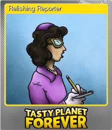 Series 1 - Card 5 of 8 - Relishing Reporter
