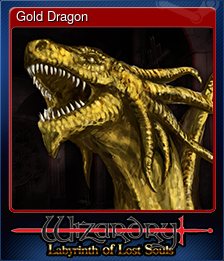Series 1 - Card 3 of 7 - Gold Dragon