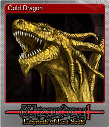 Series 1 - Card 3 of 7 - Gold Dragon