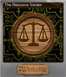 Series 1 - Card 7 of 7 - The Resource Vendor