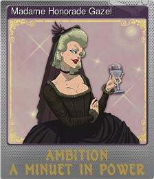 Series 1 - Card 5 of 8 - Madame Honorade Gazel