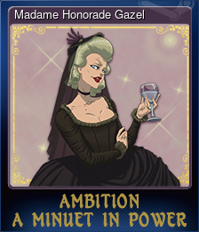 Series 1 - Card 5 of 8 - Madame Honorade Gazel