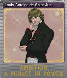 Series 1 - Card 6 of 8 - Louis-Antoine de Saint Just