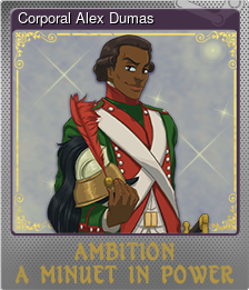 Series 1 - Card 4 of 8 - Corporal Alex Dumas