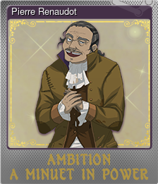 Series 1 - Card 8 of 8 - Pierre Renaudot