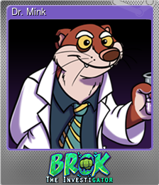 Series 1 - Card 8 of 12 - Dr. Mink