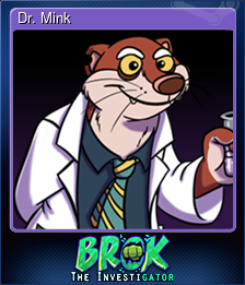 Series 1 - Card 8 of 12 - Dr. Mink