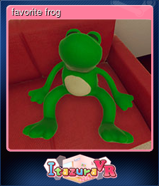 Series 1 - Card 4 of 5 - favorite frog