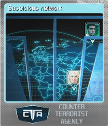 Series 1 - Card 3 of 7 - Suspicious network