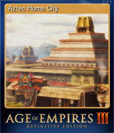 Series 1 - Card 1 of 10 - Aztec Home City