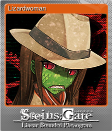 Series 1 - Card 5 of 8 - Lizardwoman