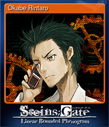 Series 1 - Card 2 of 8 - Okabe Rintaro