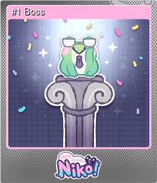 Series 1 - Card 9 of 15 - #1 Boss