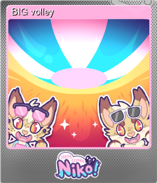 Series 1 - Card 3 of 15 - BIG volley