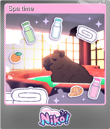 Series 1 - Card 15 of 15 - Spa time