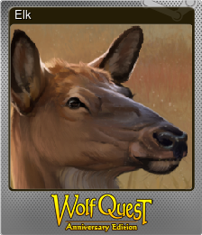 Series 1 - Card 3 of 6 - Elk