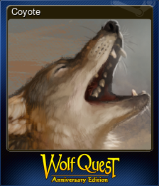 Series 1 - Card 5 of 6 - Coyote