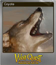 Series 1 - Card 5 of 6 - Coyote