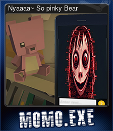 Series 1 - Card 4 of 5 - Nyaaaa~ So pinky Bear