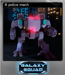 Series 1 - Card 4 of 6 - A police mech