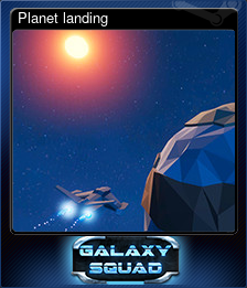 Series 1 - Card 3 of 6 - Planet landing