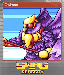Series 1 - Card 3 of 6 - Owlman