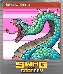 Series 1 - Card 4 of 6 - Rainbow Snake