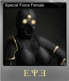 Series 1 - Card 3 of 9 - Special Force Female