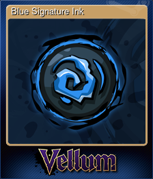 Blue Signature Ink