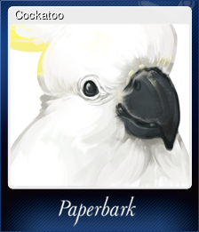 Series 1 - Card 5 of 7 - Cockatoo