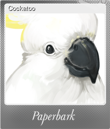 Series 1 - Card 5 of 7 - Cockatoo