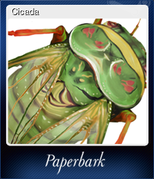 Series 1 - Card 3 of 7 - Cicada