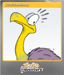 Series 1 - Card 6 of 7 - Struthiomimus