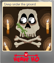 Series 1 - Card 3 of 6 - Deep under the ground