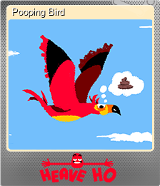 Series 1 - Card 4 of 6 - Pooping Bird