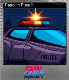 Series 1 - Card 2 of 7 - Patrol in Pursuit