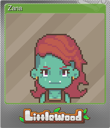 Series 1 - Card 8 of 15 - Zana