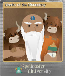 Series 1 - Card 8 of 10 - Monks of the Monastery