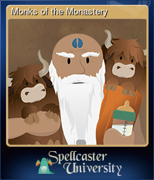 Series 1 - Card 8 of 10 - Monks of the Monastery