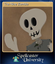 Series 1 - Card 5 of 10 - The Nice Zombie