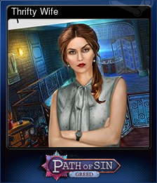 Series 1 - Card 4 of 5 - Thrifty Wife