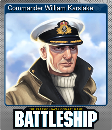 Series 1 - Card 1 of 6 - Commander William Karslake