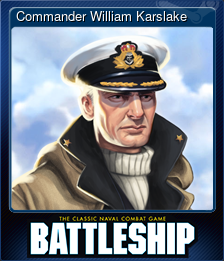 Series 1 - Card 1 of 6 - Commander William Karslake