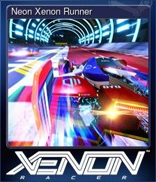 Series 1 - Card 2 of 9 - Neon Xenon Runner