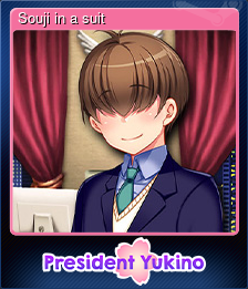 Series 1 - Card 5 of 7 - Souji in a suit